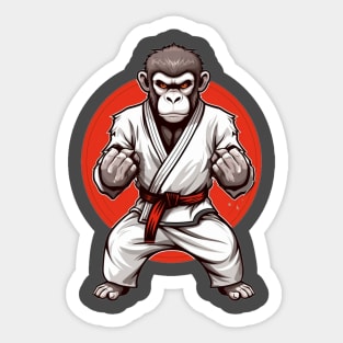 Monkey Fu Sticker